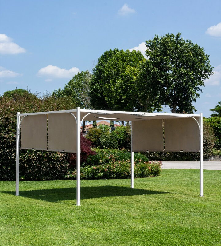 SLIDE TAUPE GAZEBO COVER 3X3