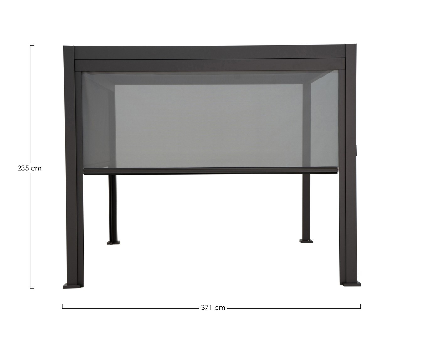 GARDA CHAR.PERGOLA PULL DOWN SCREEN 4M - Afbeelding 2