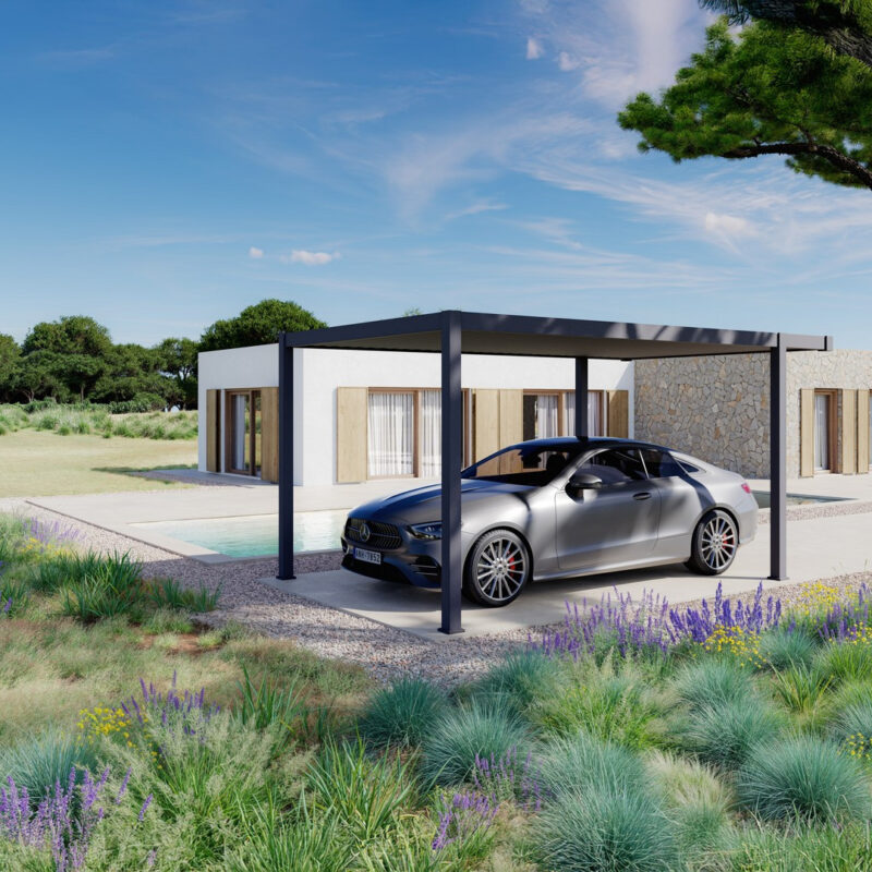 MAREA CHARCOAL CARPORT 3X5