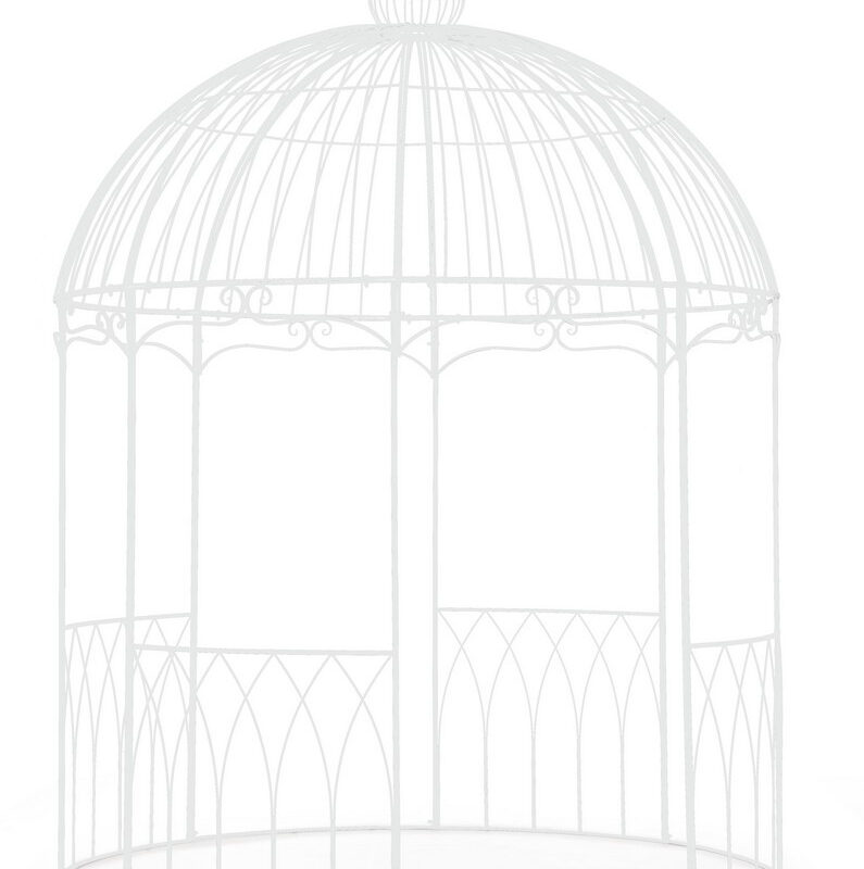 BRUMAL MET WHITE GAZEBO 2,6X3,4