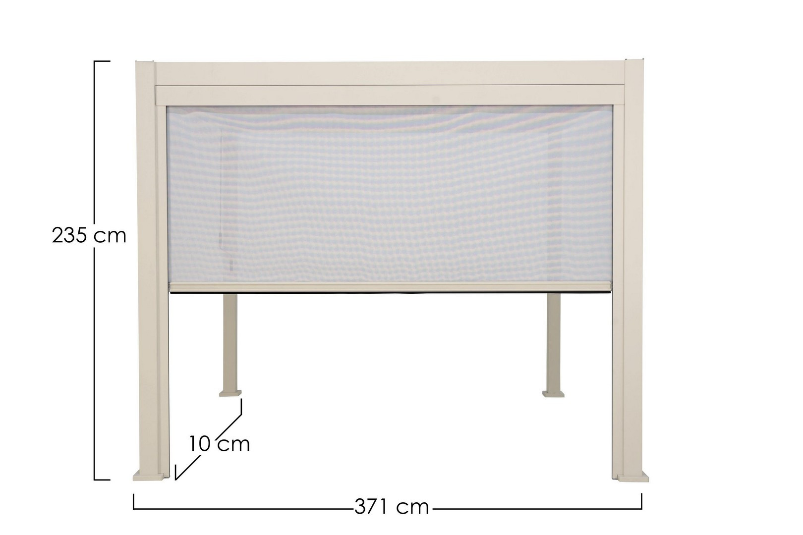 GARDA SILK PERGOLA PULL DOWN SCREEN 4M - Afbeelding 2