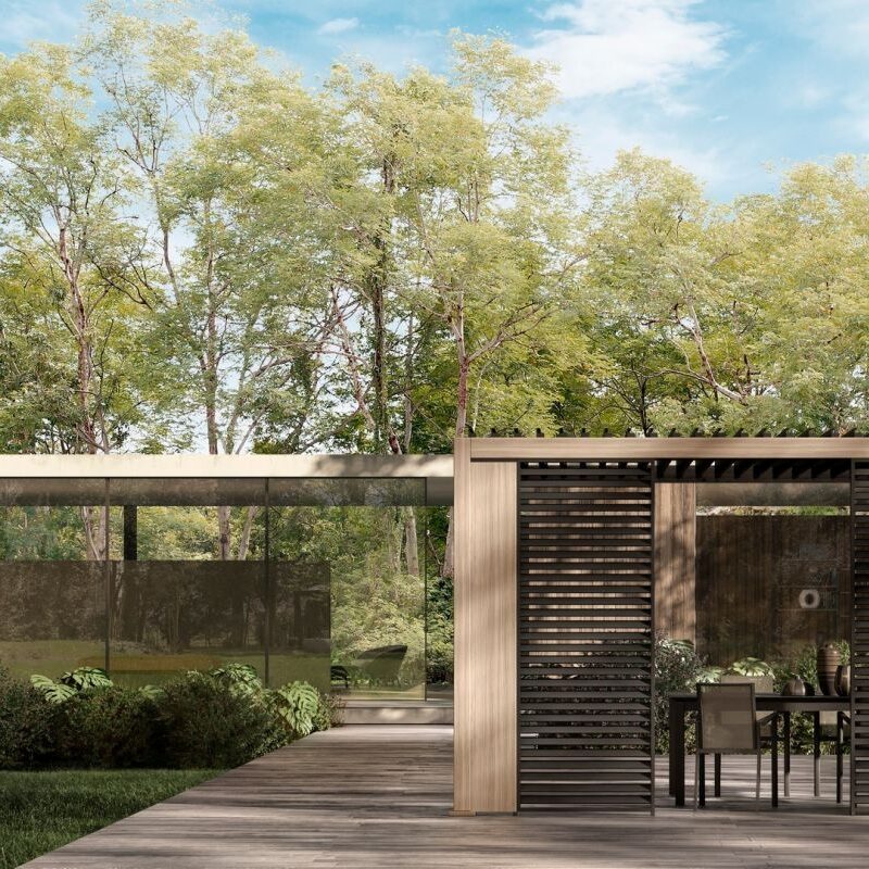 OCEAN NATURAL-CHARC PERGOLA 3X4